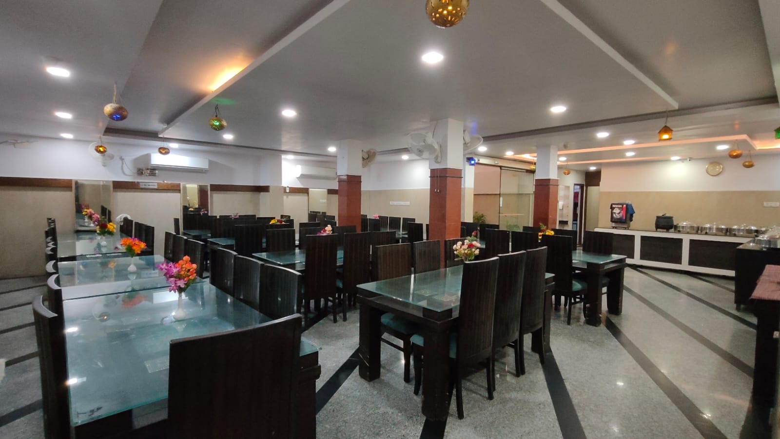 Hotel Tathagat entrance steps